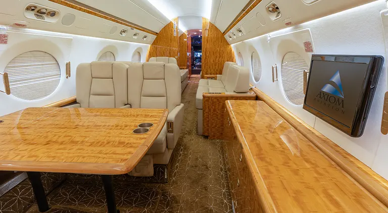 2013 Gulfstream G550 cabin