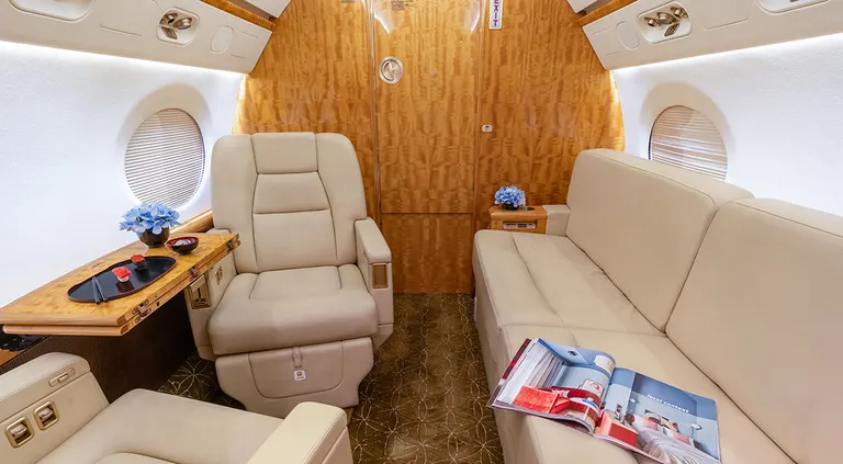 2013 Gulfstream G550 cabin