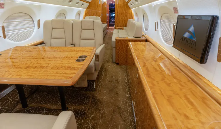 2013 Gulfstream G550 cabin