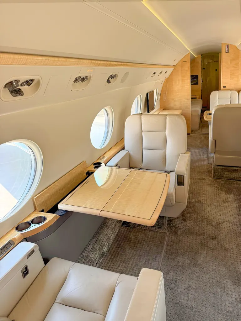 2013 Gulfstream G550 cabin