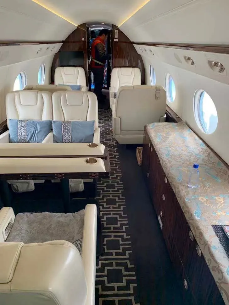 2013 Gulfstream G550 cabin