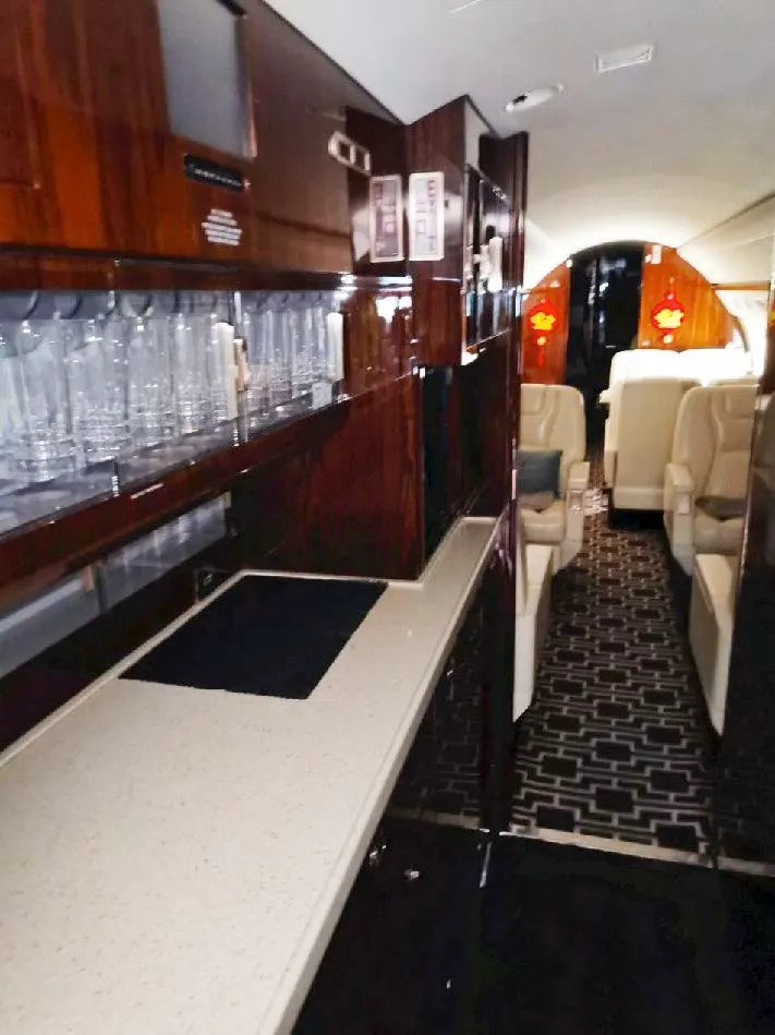2013 Gulfstream G550 cabin