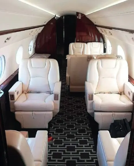 2013 Gulfstream G550 cabin