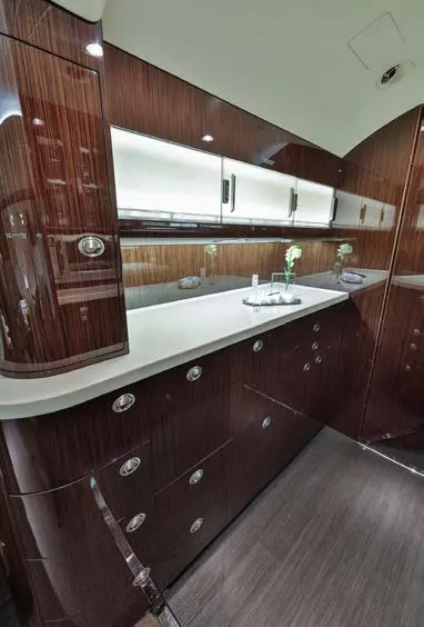 2018 Gulfstream G550 cabin