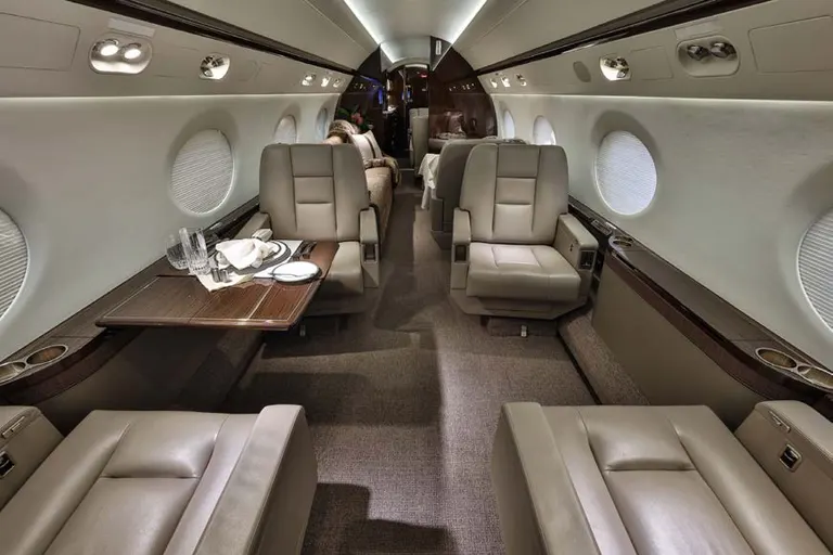 2018 Gulfstream G550 cabin