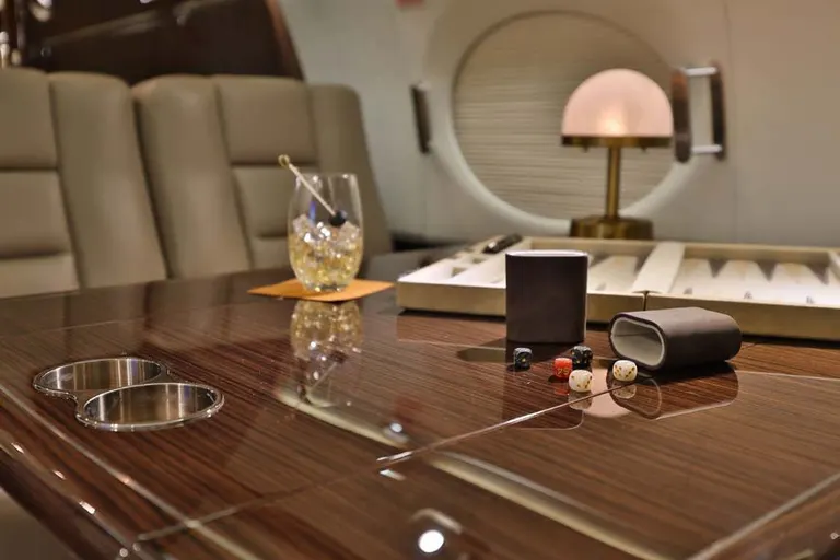 2018 Gulfstream G550 cabin