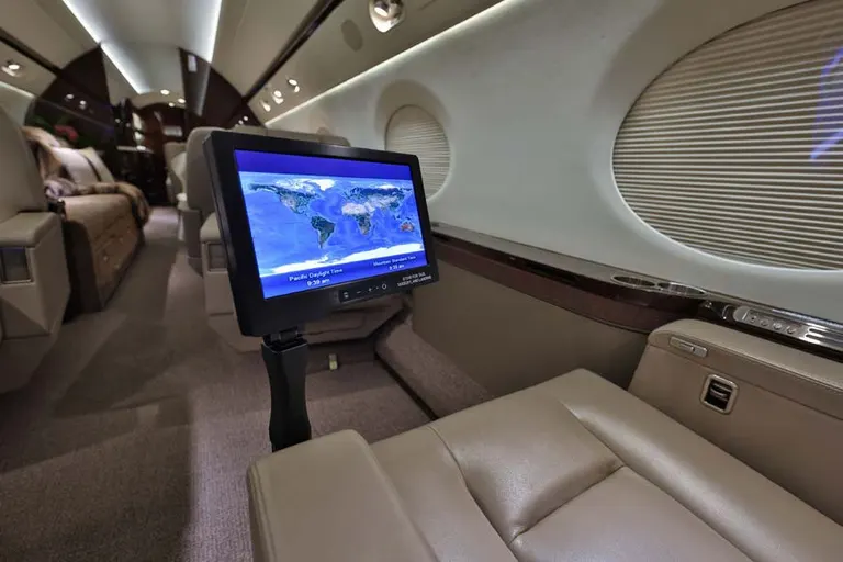 2018 Gulfstream G550 cabin
