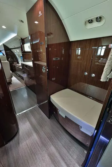 2018 Gulfstream G550 cabin